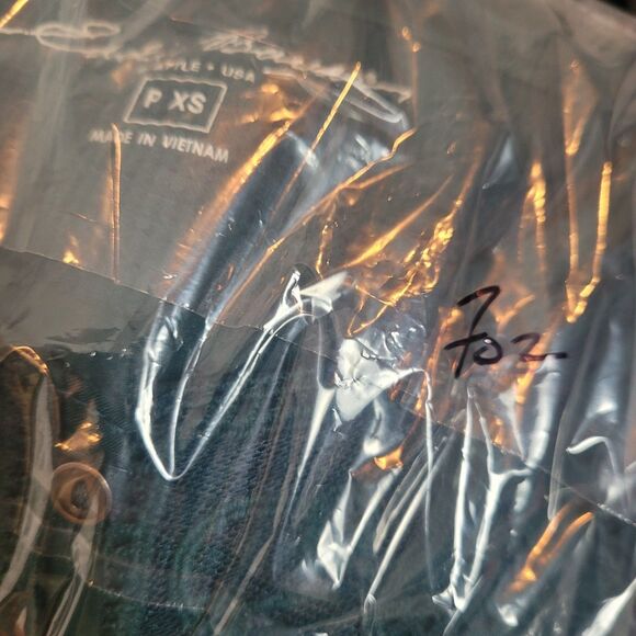 Eddie Bauer Lace Embellished Thermal Henley Women's P XS Green Holiday Christmas - Picture 9 of 9